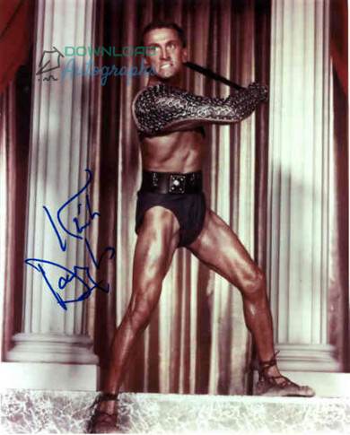 KIRK-DOUGLAS-Autograph
