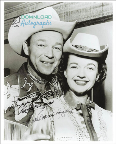 ROY-ROGERS-AND-DALE-EVANS-Autograph