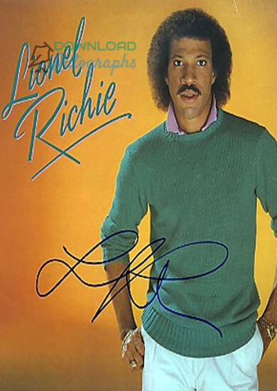 LIONEL-RICHIE-Autograph