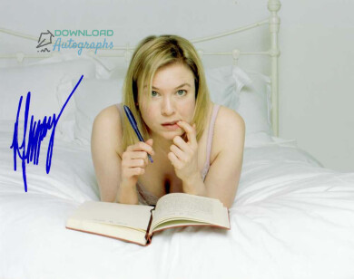 RENEE-ZELLWEGER-Bridget-Jones-Autograph