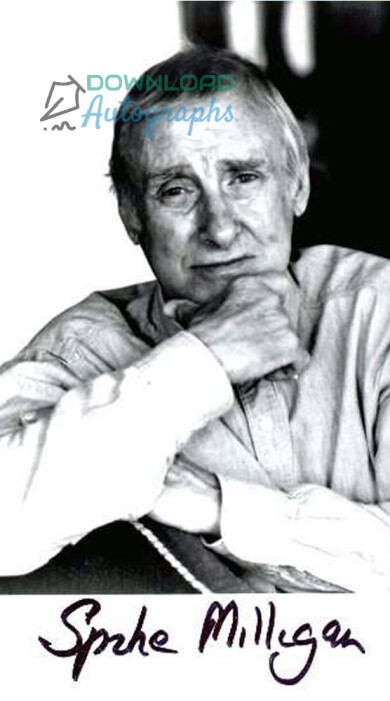 SPIKE-MILLIGAN-Autograph