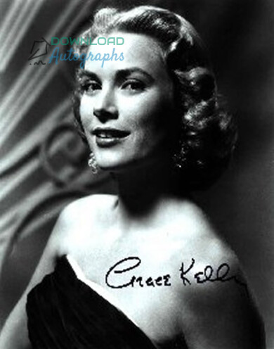 GRACE-KELLY-Autograph