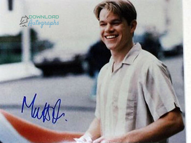 MATT-DAMON-V16-Autograph