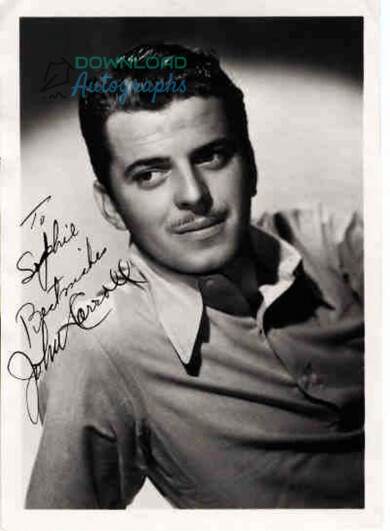 JOHN-CARROLL-Autograph