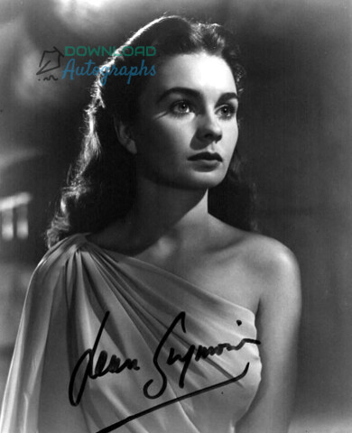JEAN-SIMMONS-Autograph