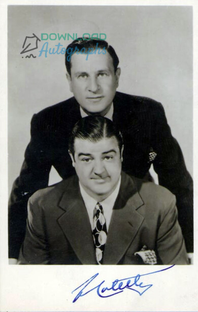 ABBOT-AND-COSTELLO-Autograph