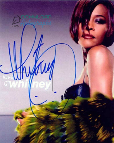 WHITNEY-HOUSTON-V15-Autograph
