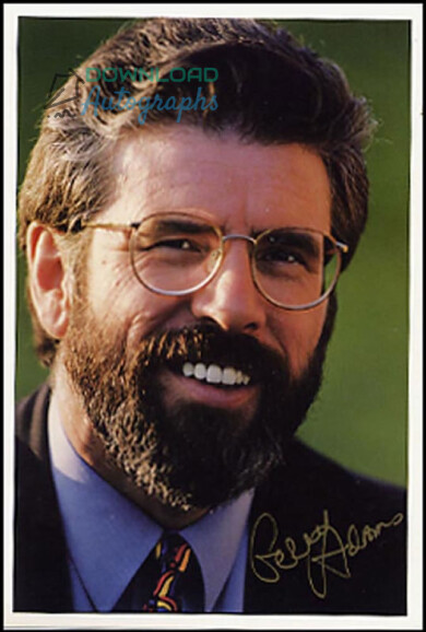 GERRY-ADAMS-Autograph
