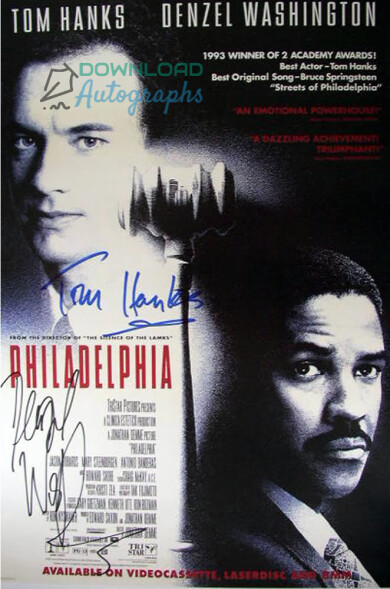 PHILADELPHIA-CAST-Autograph