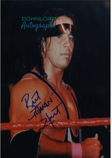 BRET-HITMAN-HART-Autograph
