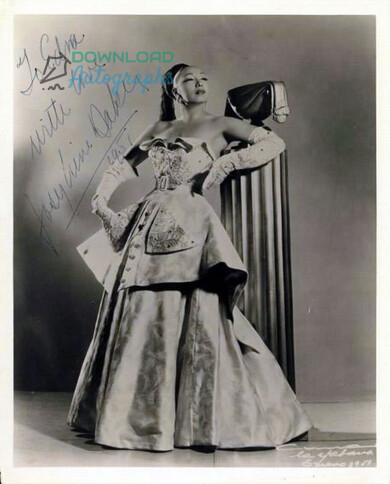 JOSEPHINE-BAKER-Autograph