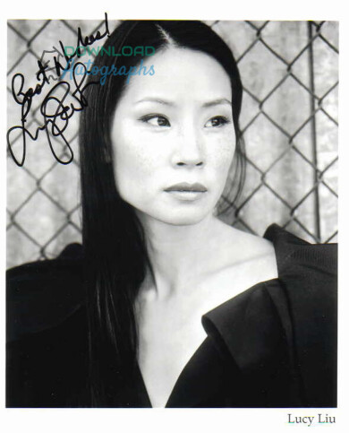 LUCY-LIU-Autograph