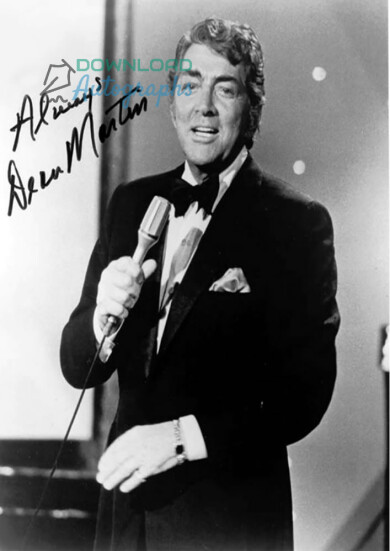 DEAN-MARTIN-Autograph