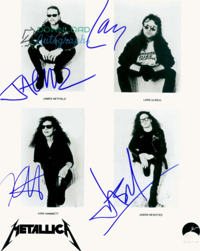 METALICA-Autograph
