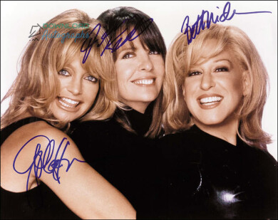BETT-MIDLER-Autograph