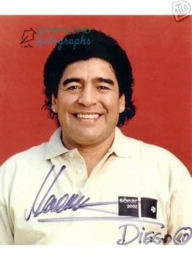 MARADONA-Autograph