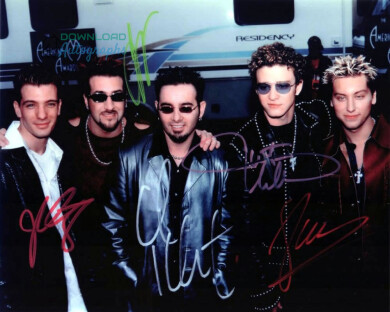 NSYNC-Autograph