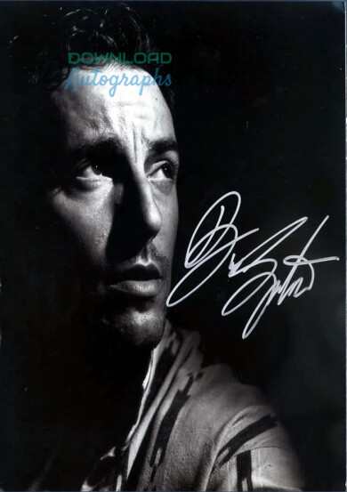 BRUCE-SPRINGSTEEN-Autograph