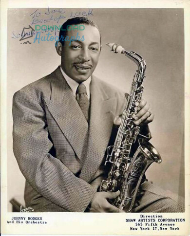 JOHNNY-HODGES-Autograph