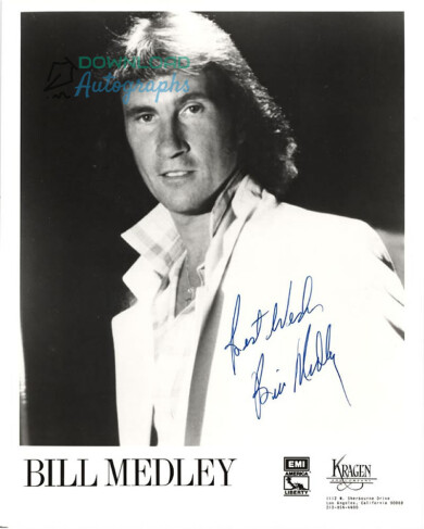 RIGHTEOUS-BROTHERS-BILL-MEDLEY-Autograph