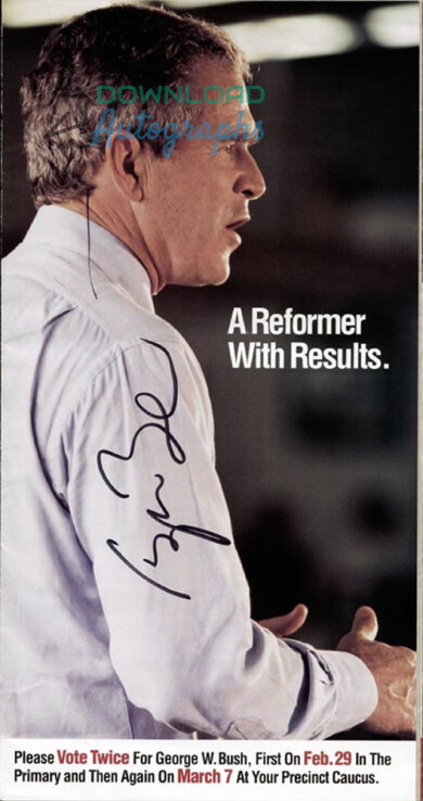 PRESIDENT-GEORGE-W-BUSH-V2-Autograph