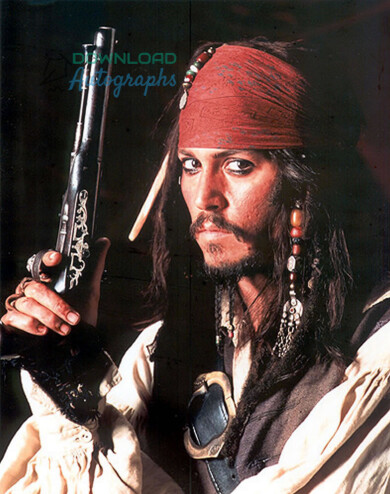 PIRATES-OF-THE-CARIBBEAN-JOHNNY-DEPP-Autograph