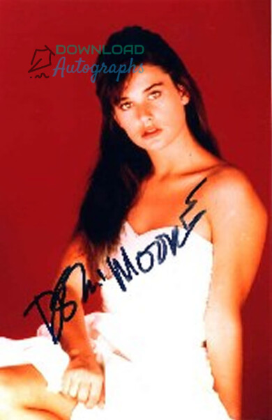 DEMI-MOORE-V12-Autograph