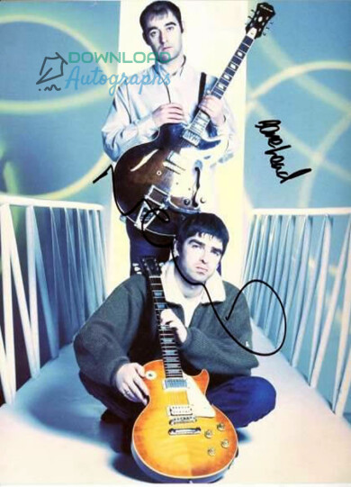 NOEL-GALLAGHER-and-BONEHEAD-Autograph