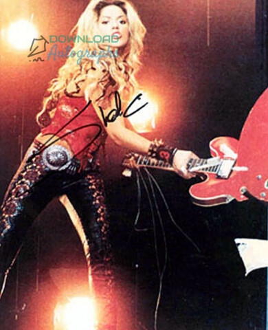 SHAKIRA-V4-Autograph