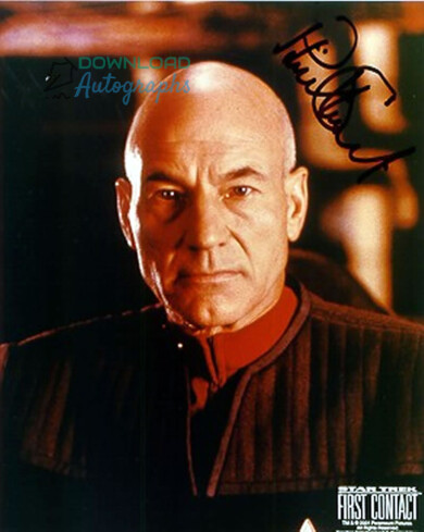 PATRICK-STEWART-STAR-TREK-CPT-Autograph