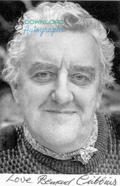 BERNARD-CRIBBINS-Autograph