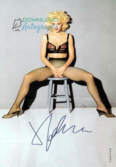 MADONNA-V12-Autograph