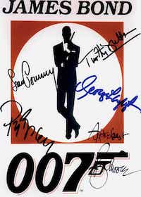 James Bonds Autograph