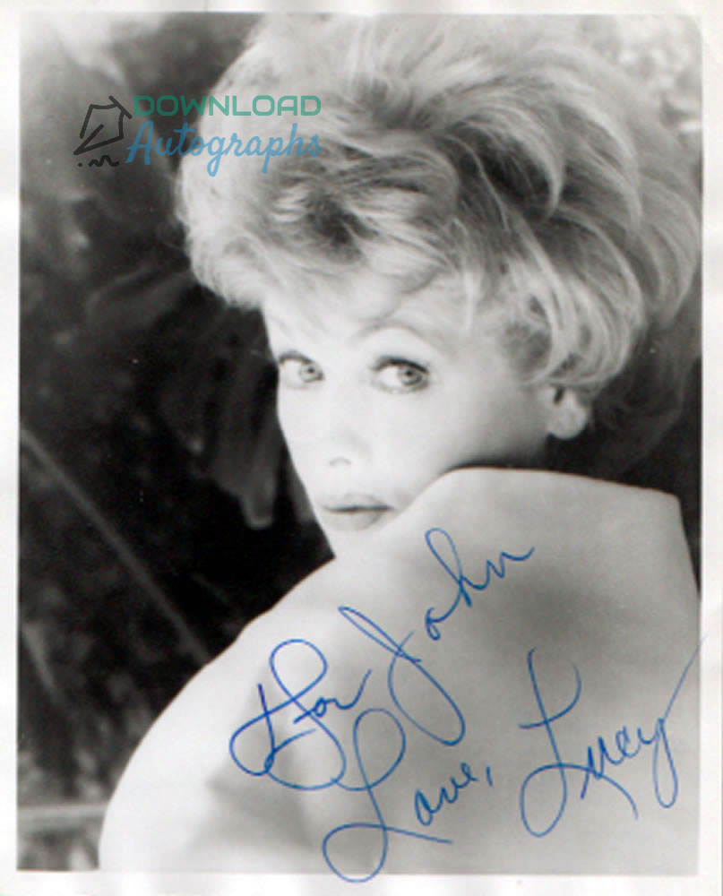 LUCILLE-BALL-Autograph