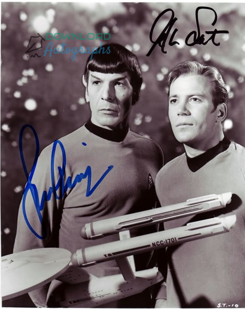 Star-Trek-Kirk-and-Spock-original-Autograph