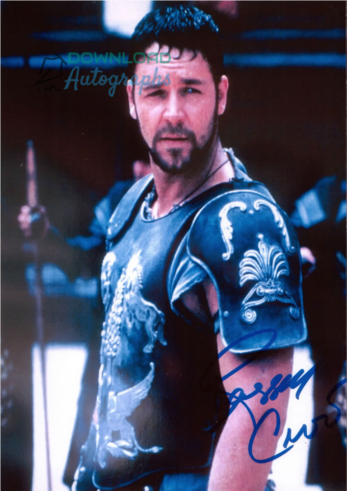 RUSSEL-CROWE-GLADIATOR-Autograph