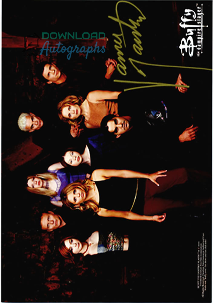 BUFFY-CAST-Autograph