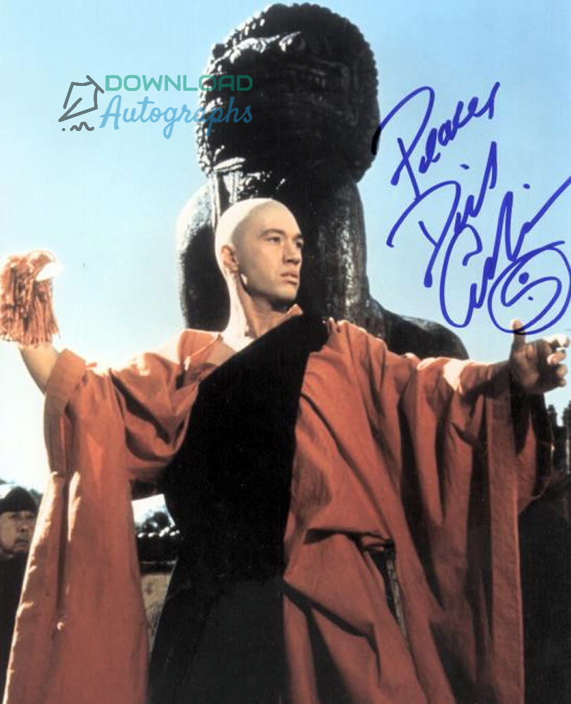 DAVIS-CARRADINE-V10-Autograph