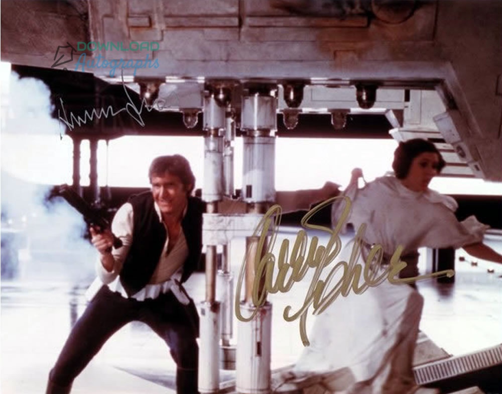 Star-Wars-Han-Solo-and-Princess-Leia-Autograph