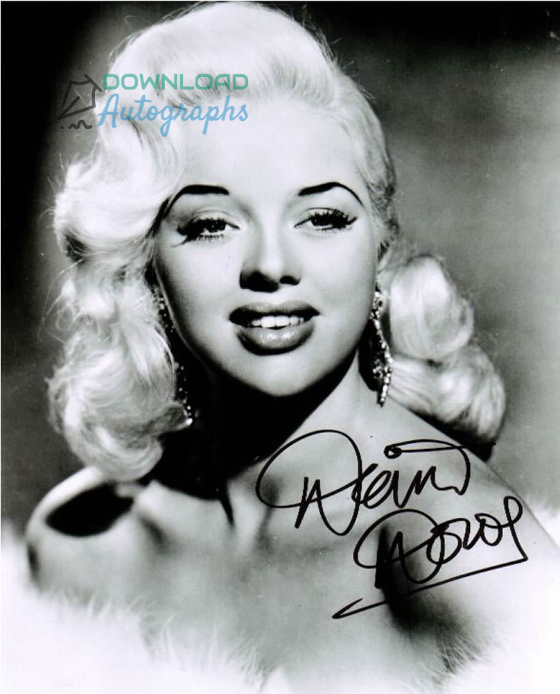 DIANA-DORS-Autograph