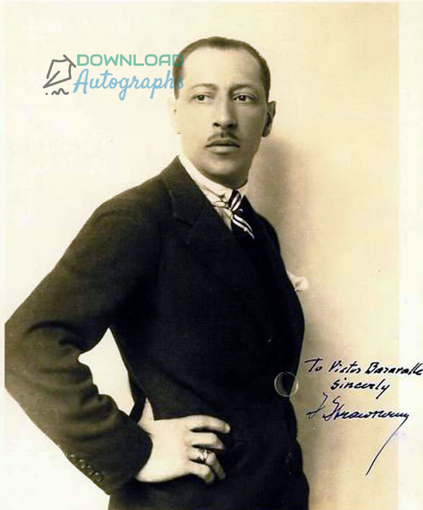 IGOR-STRAVINSKY-Autograph