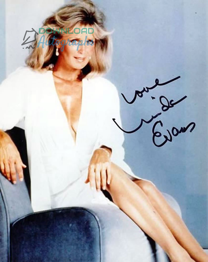 LINDA-EVANS-Autograph