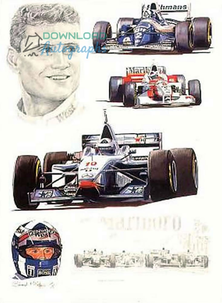 US-DAVID-COULTHARD-Autograph