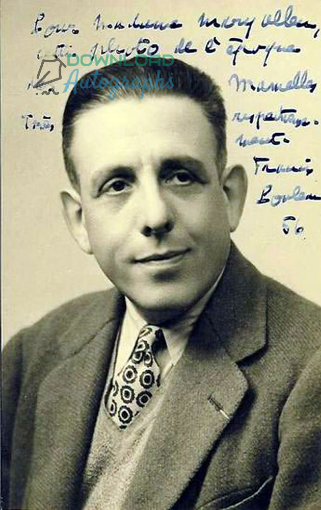 Francis-Poulenc-Autograph