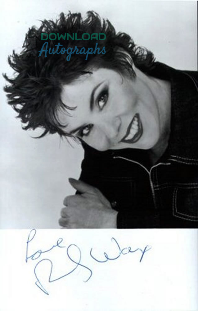RUBY-WAX-Autograph